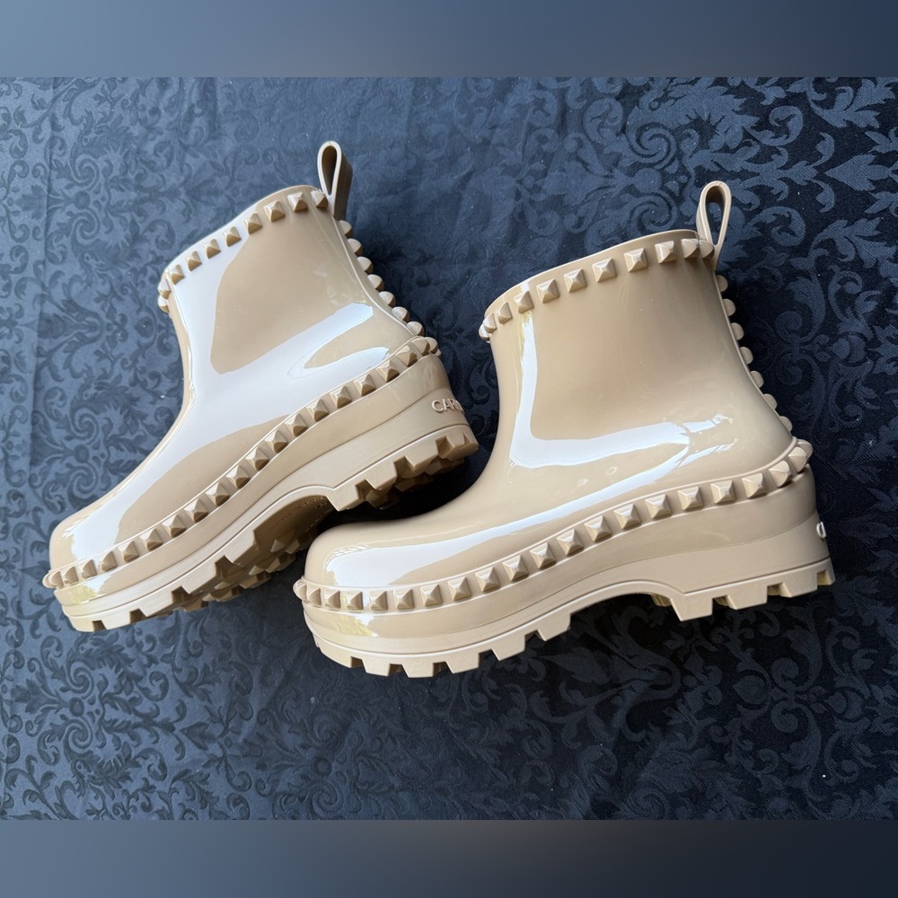CARMEN SOL Graziano Jelly Studded 
Rain Boots size 11 (Italian 41)
Made in Italy
